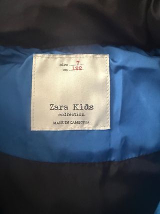 Chaqueta Zara Azul y Negra
