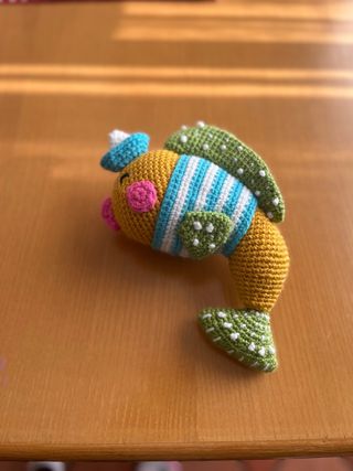 Pupazzo pesce Joni uncinetto