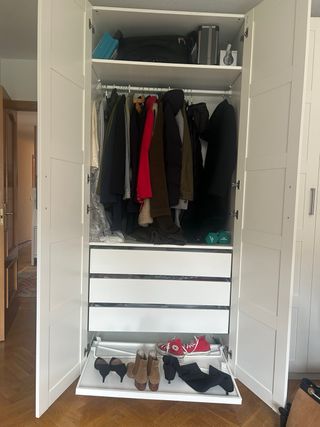 Armario blanco Ikea 4 puertas 2 unidades