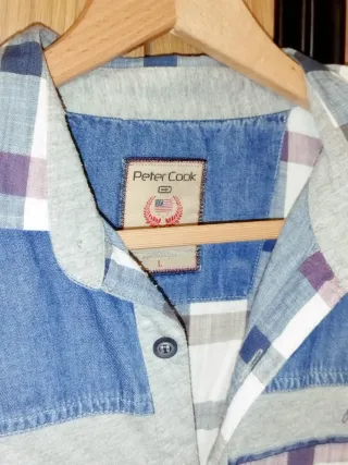 Camisa Peter Cook cuadros Talla L