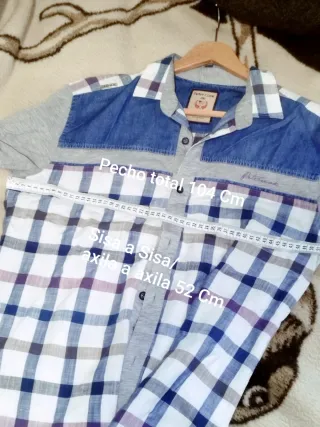 Camisa Peter Cook cuadros Talla L