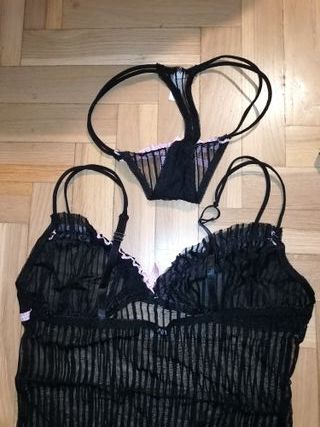 Lencería sexy semitransparente. Nuevo