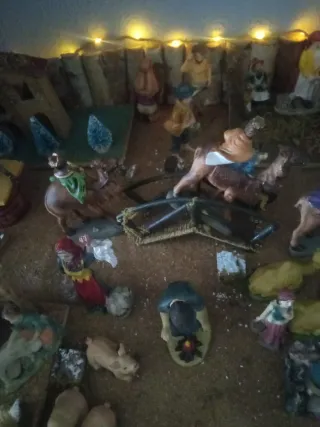 Belen completo figuras y accesorios