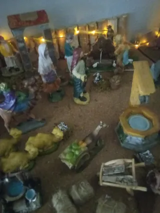 Belen completo figuras y accesorios