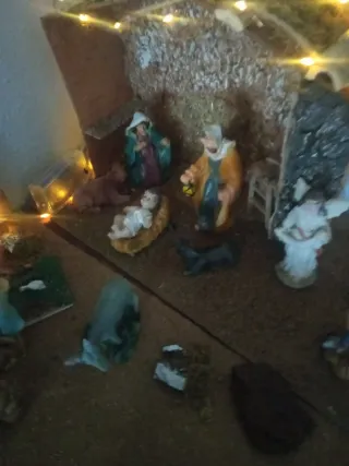 Belen completo figuras y accesorios