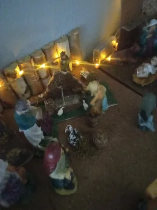 Belen completo figuras y accesorios