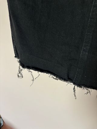 Falda vaquera negra