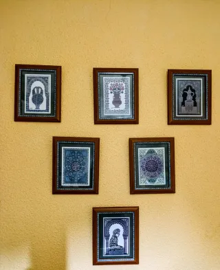 Conjunto 6 cuadros con Tarjetas de la Amistad