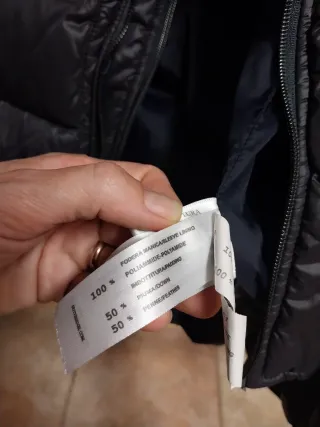 Piumino Gutteridge uomo vera piuma d'oca grigio