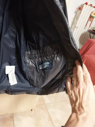 Piumino Gutteridge uomo vera piuma d'oca grigio