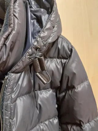 Piumino Gutteridge uomo vera piuma d'oca grigio