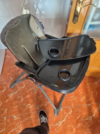 Trona Kinderkraft FOLDEE Bebé Gris