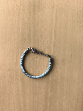 Portachiavi con gancio in argento