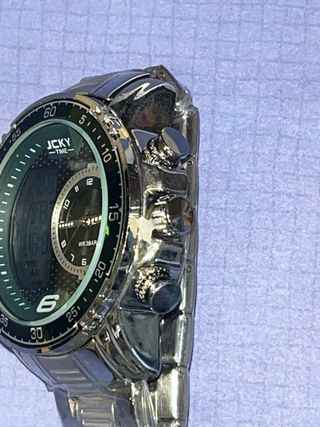 Orologio JCKY TIME Sportivo Uomo Verde Argento