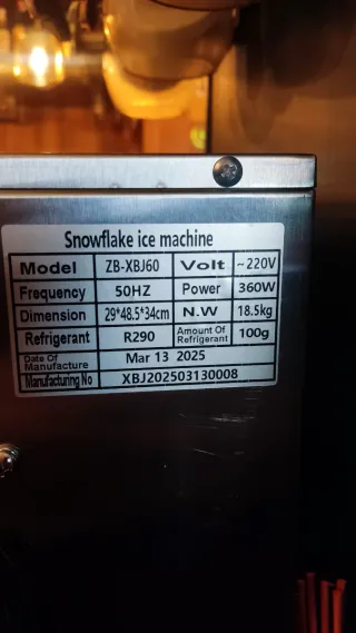 Máquina Hielo VEVOR 80kg/24h Acero Inoxidable