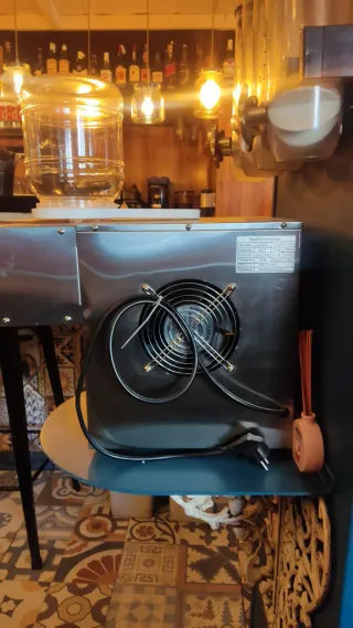 Máquina Hielo VEVOR 80kg/24h Acero Inoxidable