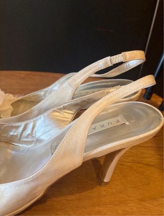 Zapatos de Novia Pura Lopez Blancos