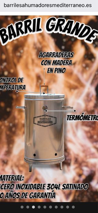 Barril Ahumador Mediterraneo Grande