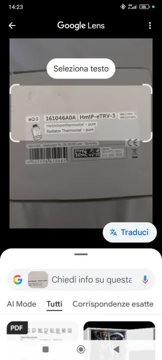 Termostato Radiador Homematic IP