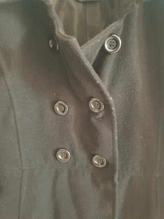 Cappotto doppiopetto Ake nero