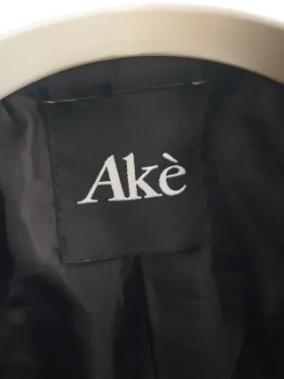 Cappotto doppiopetto Ake nero