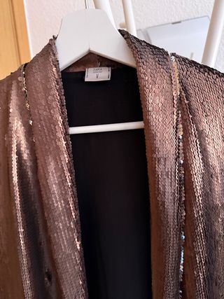 Chaqueta Zara Lentejuelas Talla S