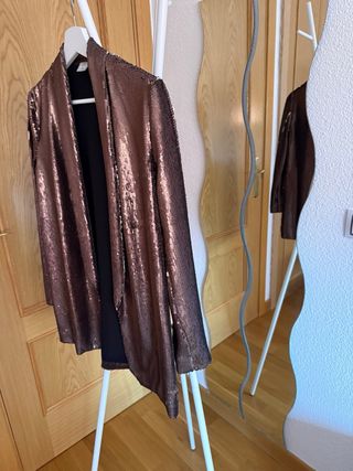 Chaqueta Zara Lentejuelas Talla S
