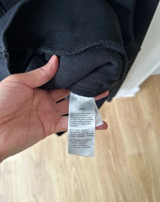 Sudadera Lacoste Negra Cremallera