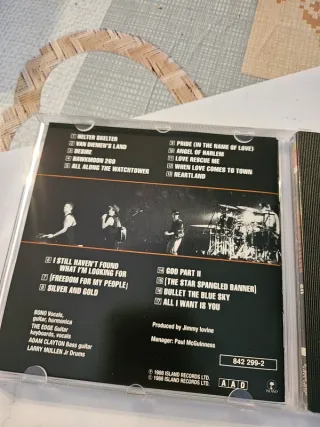 CD U2 Rattle and Hum 1988