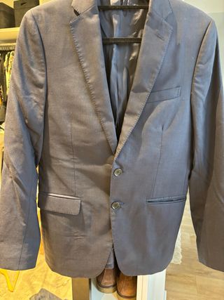 Traje Massimo Dutti Azul Marino