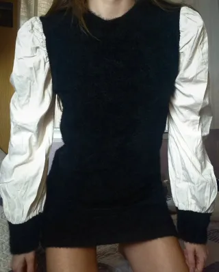 Vestido Muse Negro y Blanco