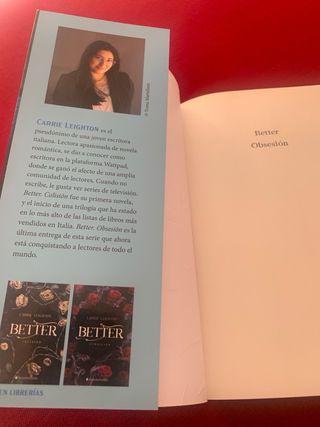 Better. Obsesión libro 3 de la Trilogía