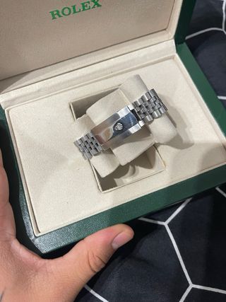 Reloj Rolex Plata y Negro