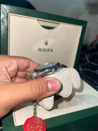 Reloj Rolex Plata y Negro