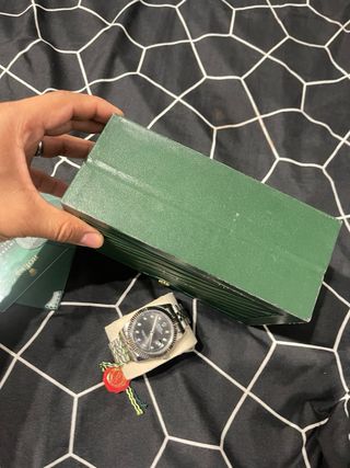 Reloj Rolex Plata y Negro