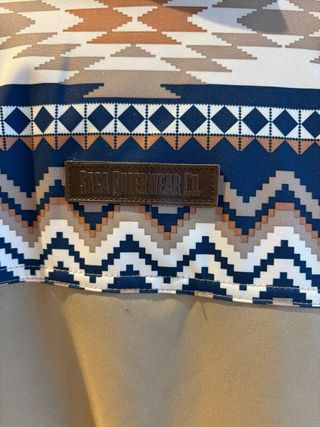 Chaleco Saga Serpa Multicolor Beige