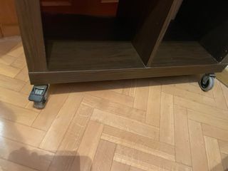 Estantería IKEA KALLAX 4 cubos con ruedas