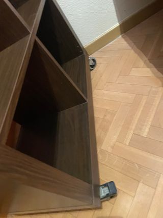 Estantería IKEA KALLAX 4 cubos con ruedas