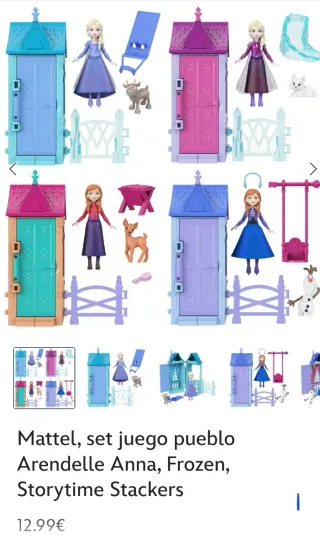 Lote Juguetes Barbie, Peppa Pig, Gabby, Frozen