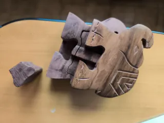 Scatola in legno a forma di elefante