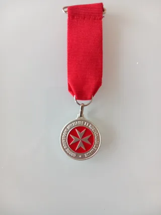 Medaglia Ordine di Malta Pellegrinaggio Lourdes