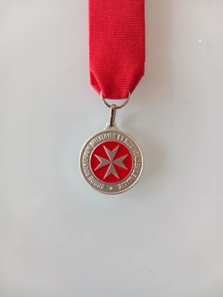 Medaglia Ordine di Malta Pellegrinaggio Lourdes