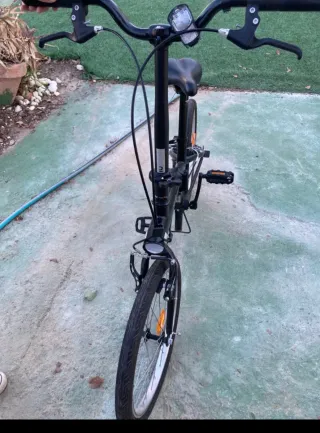 Bicicleta Plegable Negra