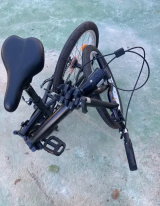 Bicicleta Plegable Negra