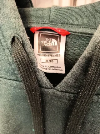 Sudadera The North Face Verde Unisex Buen estado