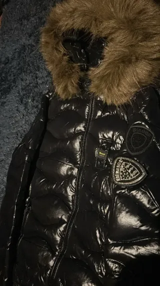 Blauer Piumino Donna Nero con Cappuccio