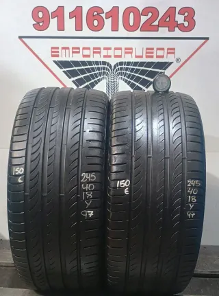 245 40 18 Y PIRELLI RUEDA AL 90% VIDA UTIL