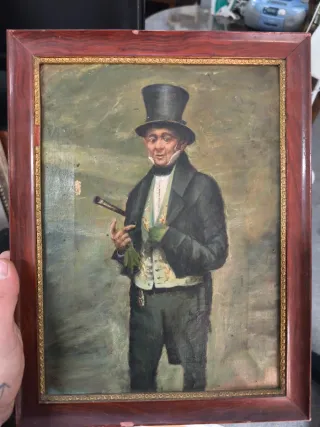 Cuadro Óleo Lienzo Siglo XIX