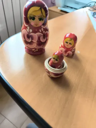 Matrioska originale dipinta a mano