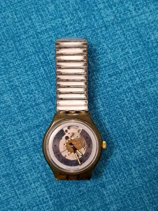 Swatch Automatico Scheletrato  Argento